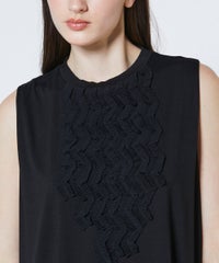 Sov. / ベア天竺 フリルラインノースリトップス TOPS Night STORE 