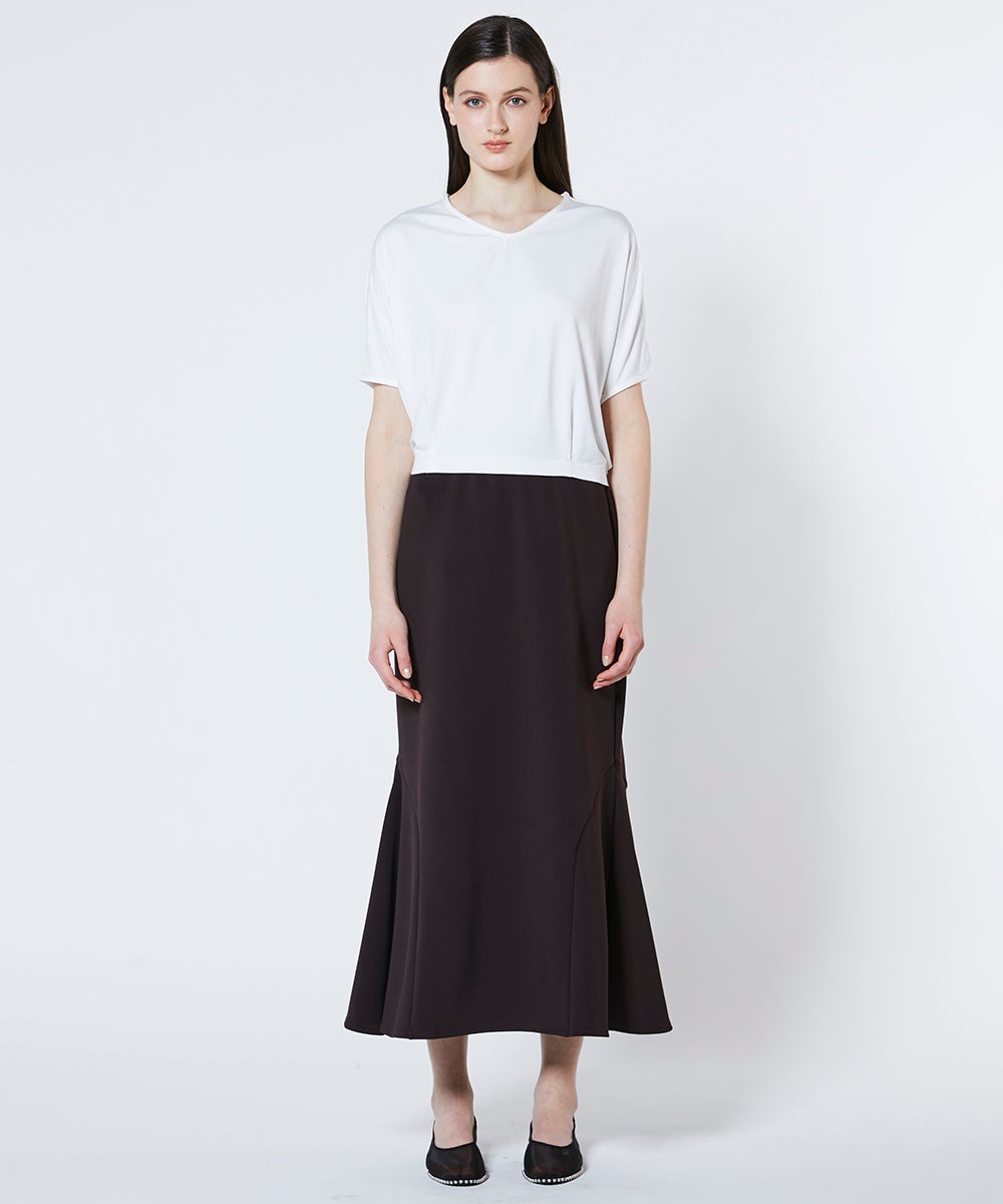 Sov. / ベア天竺 Vネックカットソー TOPS Night STORE | ダブル