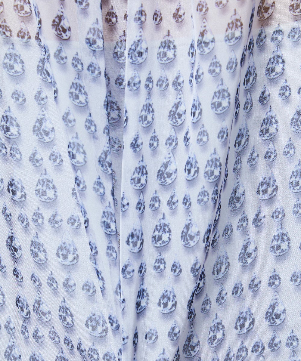 Sov. / ダイヤプリント シフォンボウタイブラウス TOPS Night STORE