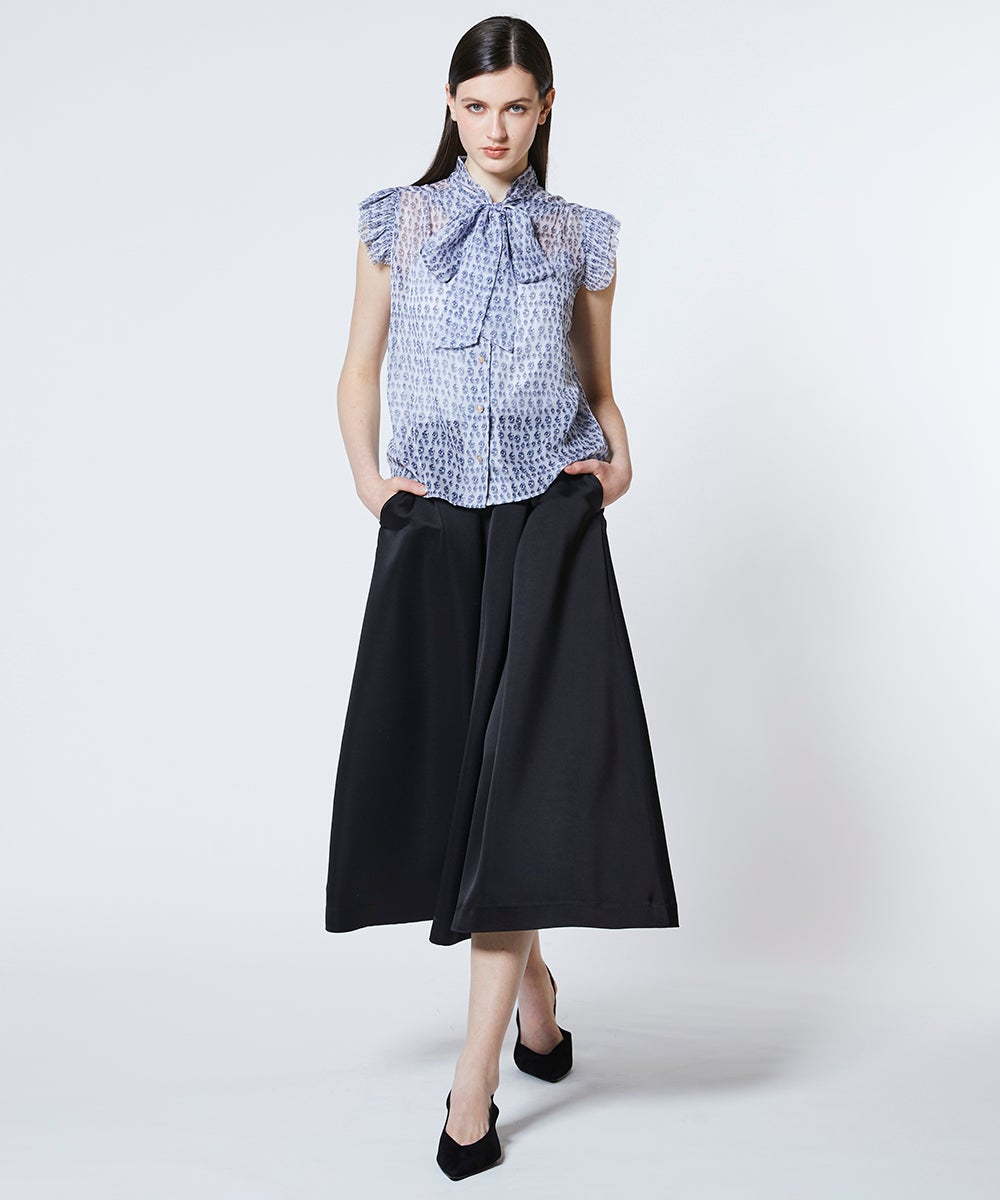 Sov.  シフォンボウタイブラウス&amp;スカートセット DOUBLE STANDARD CLOTHING - Sov. シフォンボウタイブラウス&スカート