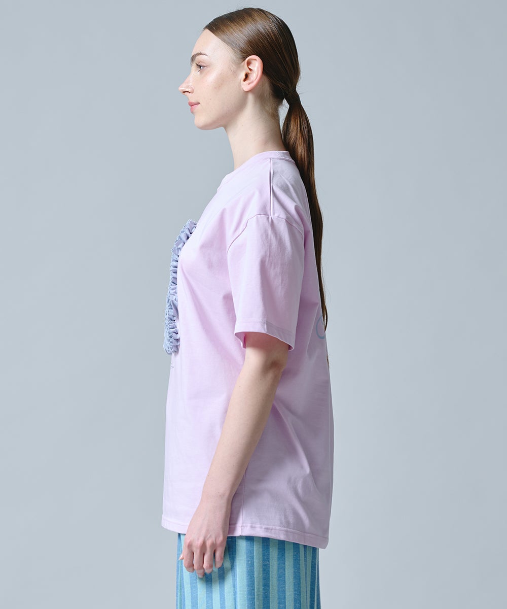 DSC / ベアフリル刺繍コットンTシャツ TOPS Night STORE | ダブル