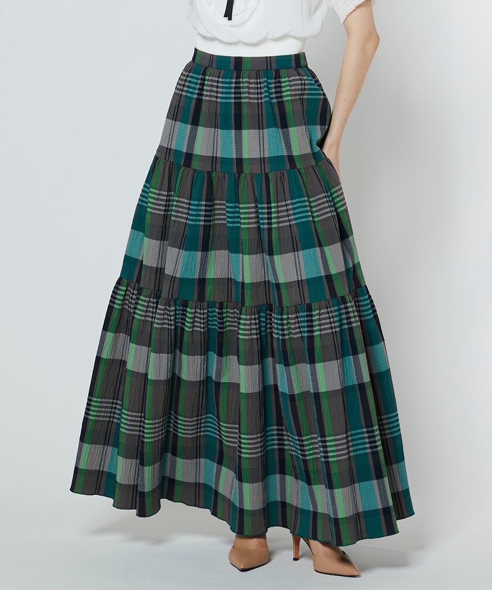 グレー×グリーン