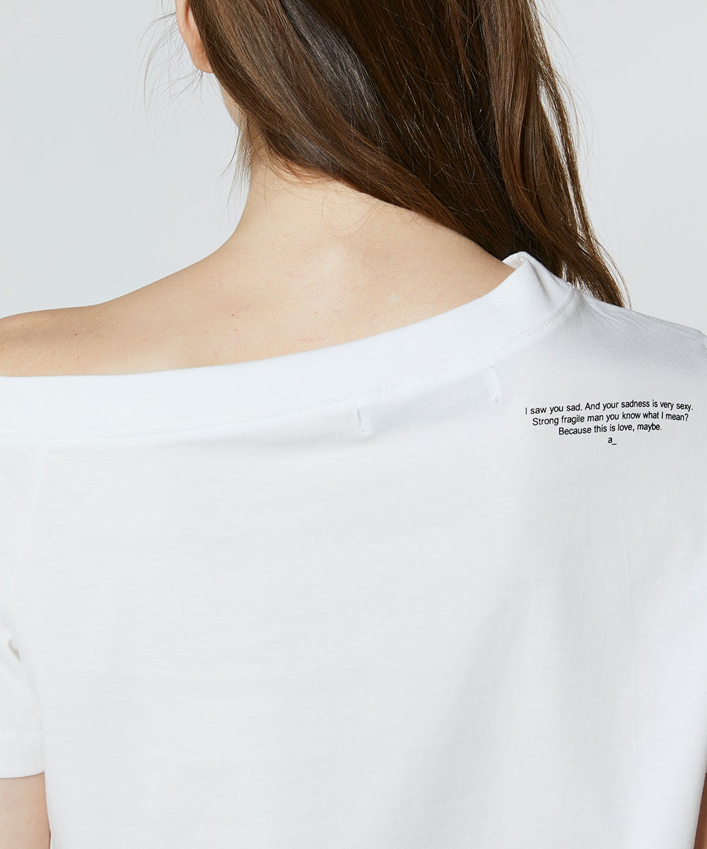 ESSENTIAL / 天竺ワンショルダーTシャツ TOPS Night STORE | ダブル