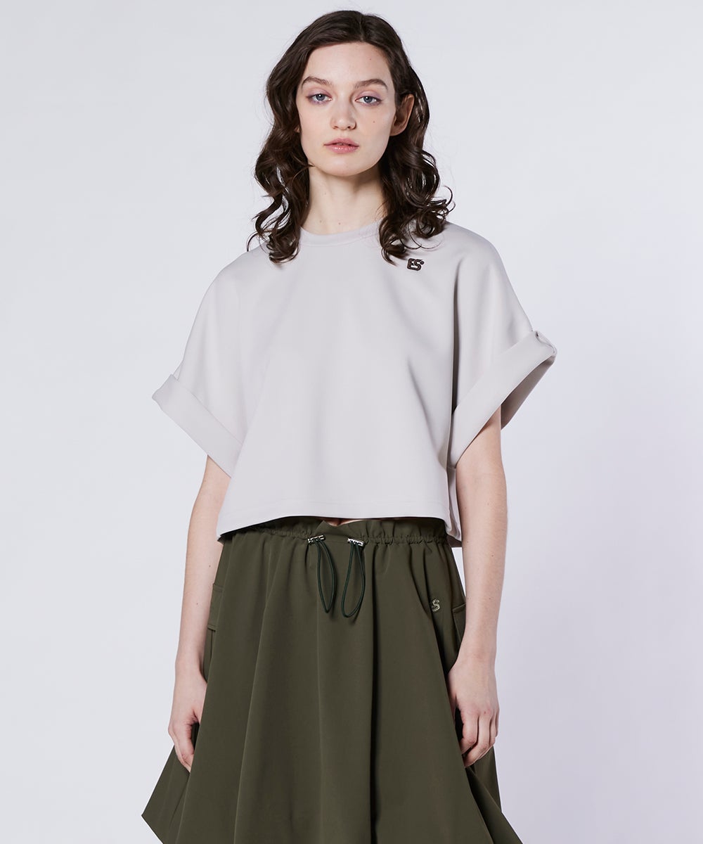 ESSENTIAL / ダンボールロールアップスリーブトップス TOPS Night