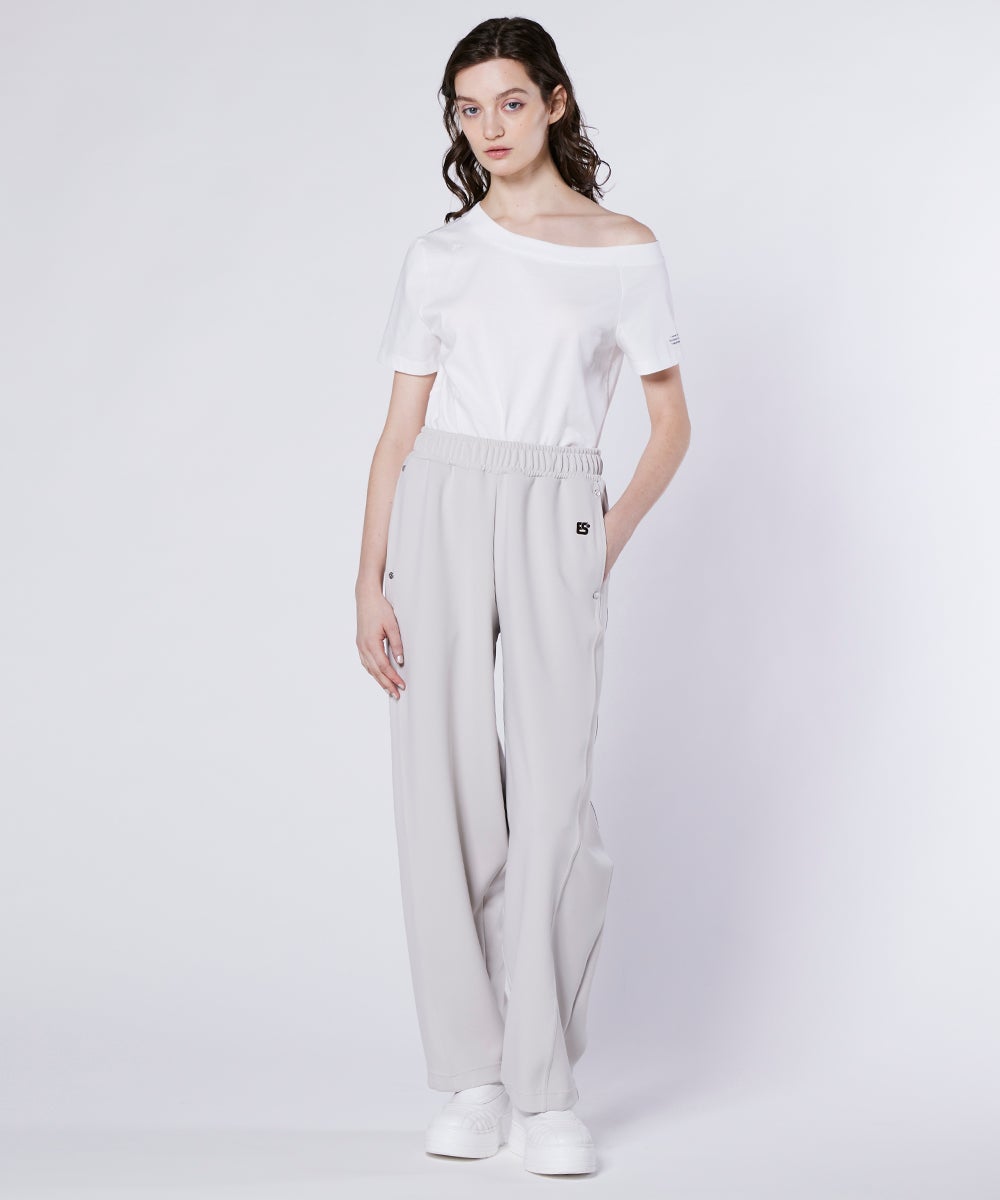 ESSENTIAL /ダンボール切り替えカーブパンツ BOTTOMS Night STORE