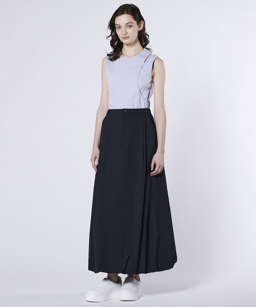 ESSENTIAL / ナイロンタフタロングスカート BOTTOMS Night STORE