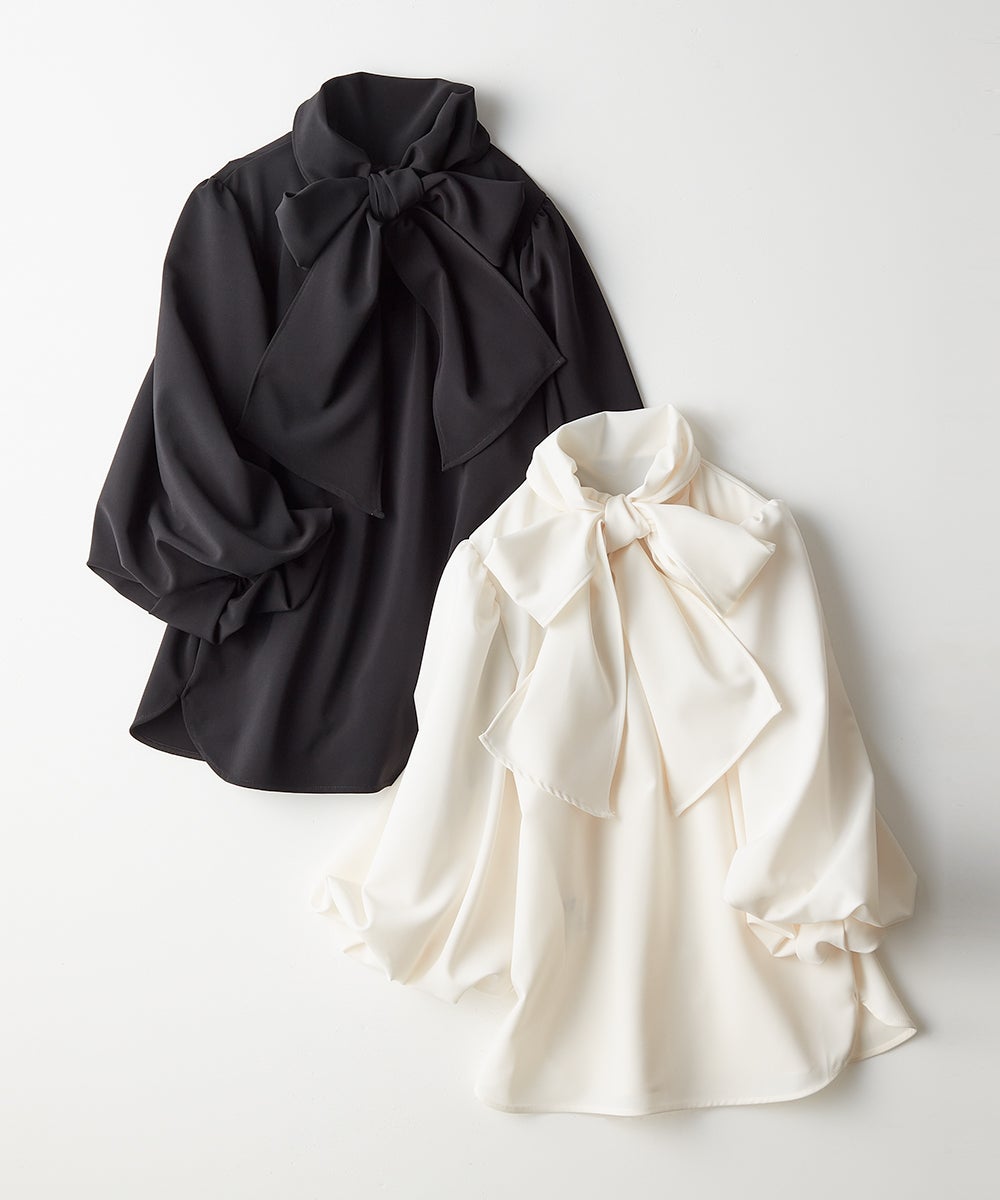 美品♡ ダブスタ Sov. フラワープリント ボウタイ パフスリーブ ブラウス Amazon | [ダブルスタンダードクロージング] Sov.フラワープリント