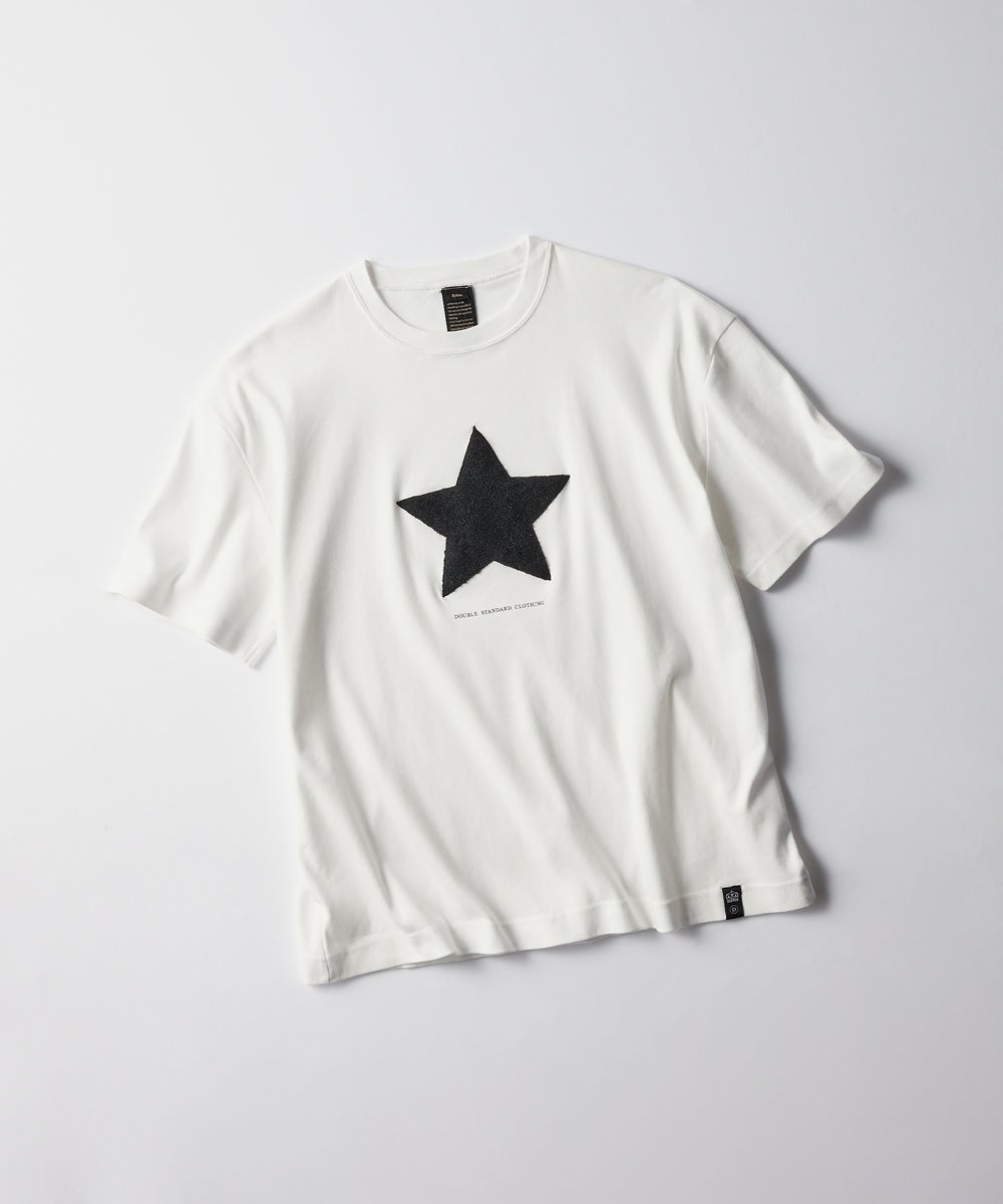 D/him スター刺繍フライスTシャツ　サイズ 48　新品 D/him スター刺繍フライスTシャツ（WEB限定） TOPS Night STORE