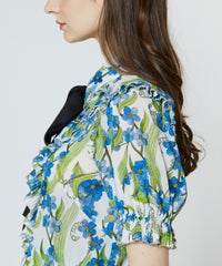 Sov. / フラワーシフォンブラウス TOPS Night STORE | ダブル 