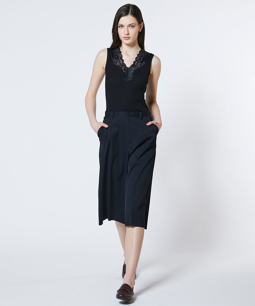 Sov. / レンシルテレコレースタンクトップ TOPS Night STORE | ダブル