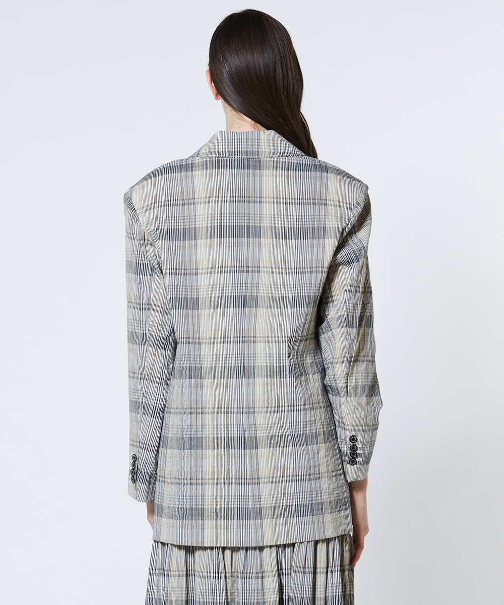 Sov. / DEVEAUXチェックテーラードジャケット OUTERS Night STORE