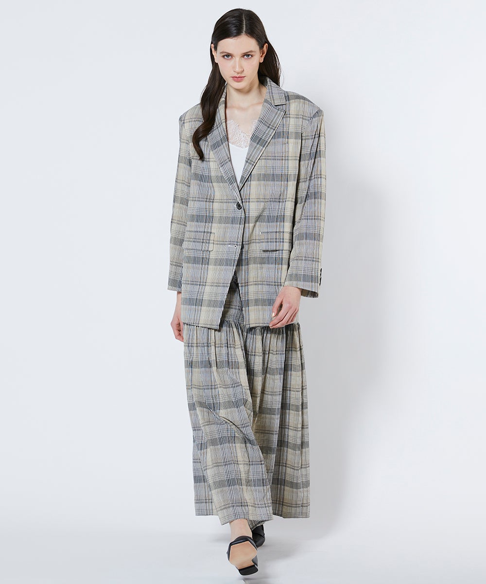Sov. / DEVEAUXチェックテーラードジャケット OUTERS Night STORE