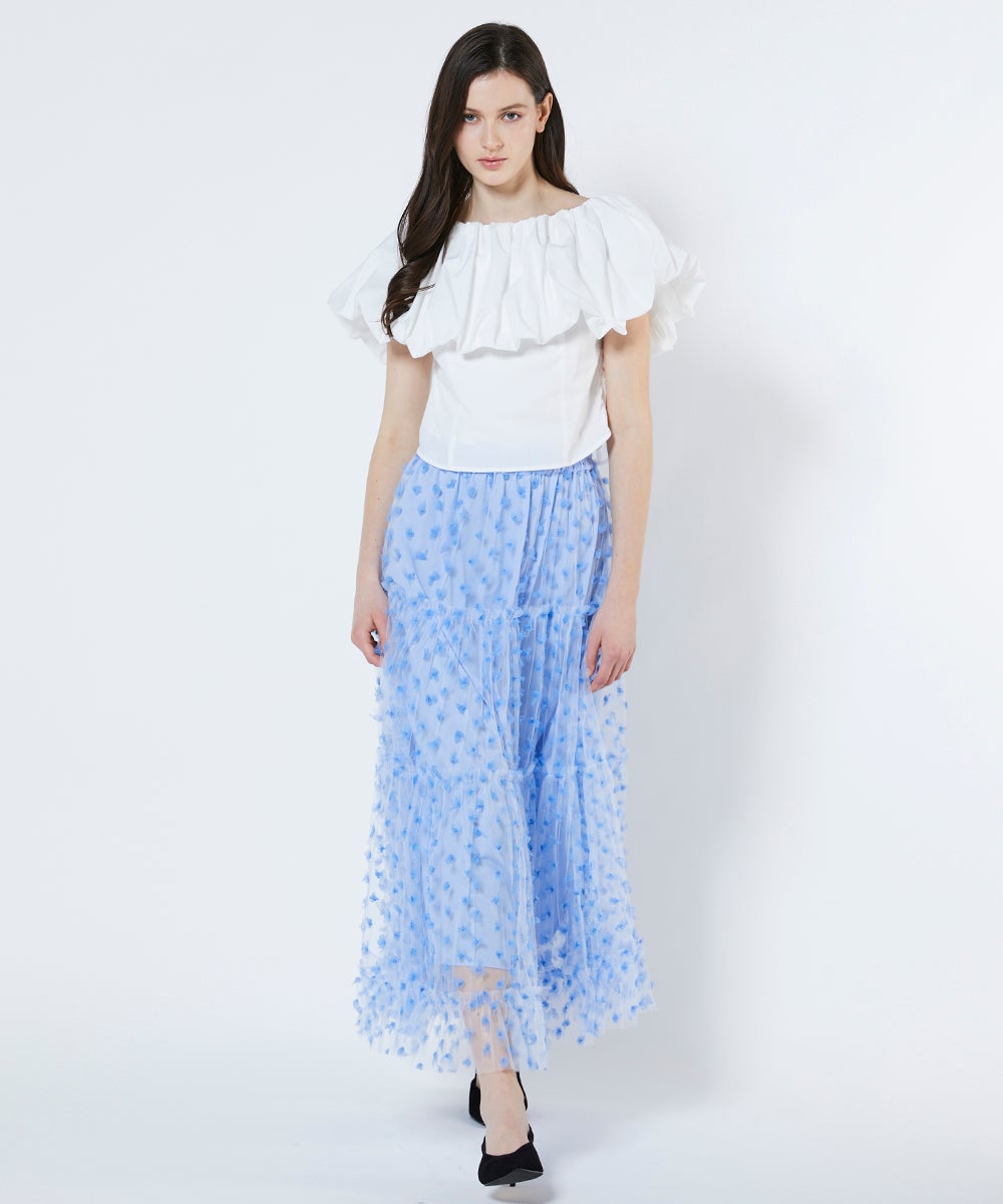 Sov. / ボリュームオフショルトップス TOPS Night STORE | ダブル