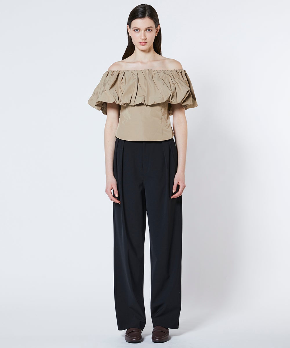 sov トップス Sov. / ボリュームオフショルトップス TOPS Night STORE | ダブル