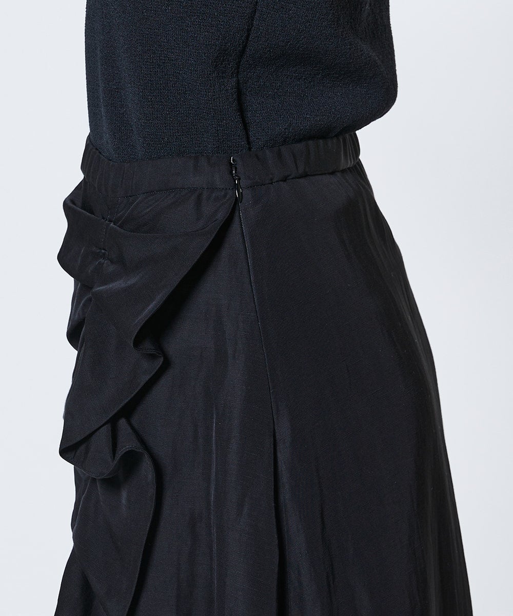 試着のみ美品 ダブルスタンダードクロージング sov. フリルスカート 黒38 Sov. / アシンメトリーボリュームフリルスカート BOTTOMS Night STORE