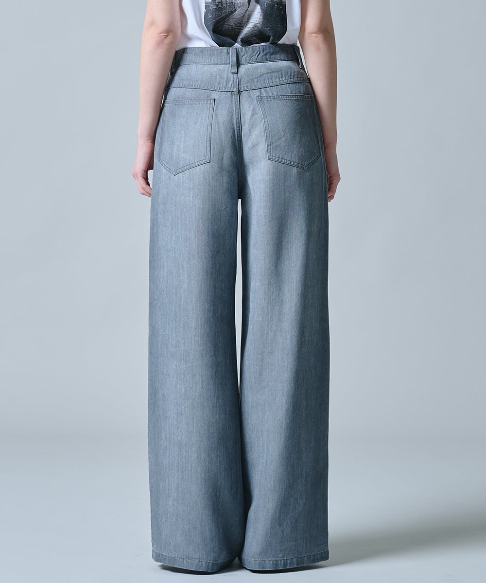 DSC / テンセルワイドデニムパンツ BOTTOMS Night STORE | ダブル
