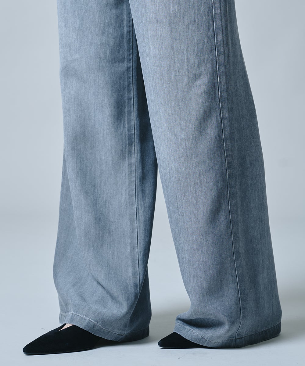 DSC / テンセルワイドデニムパンツ BOTTOMS Night STORE | ダブル