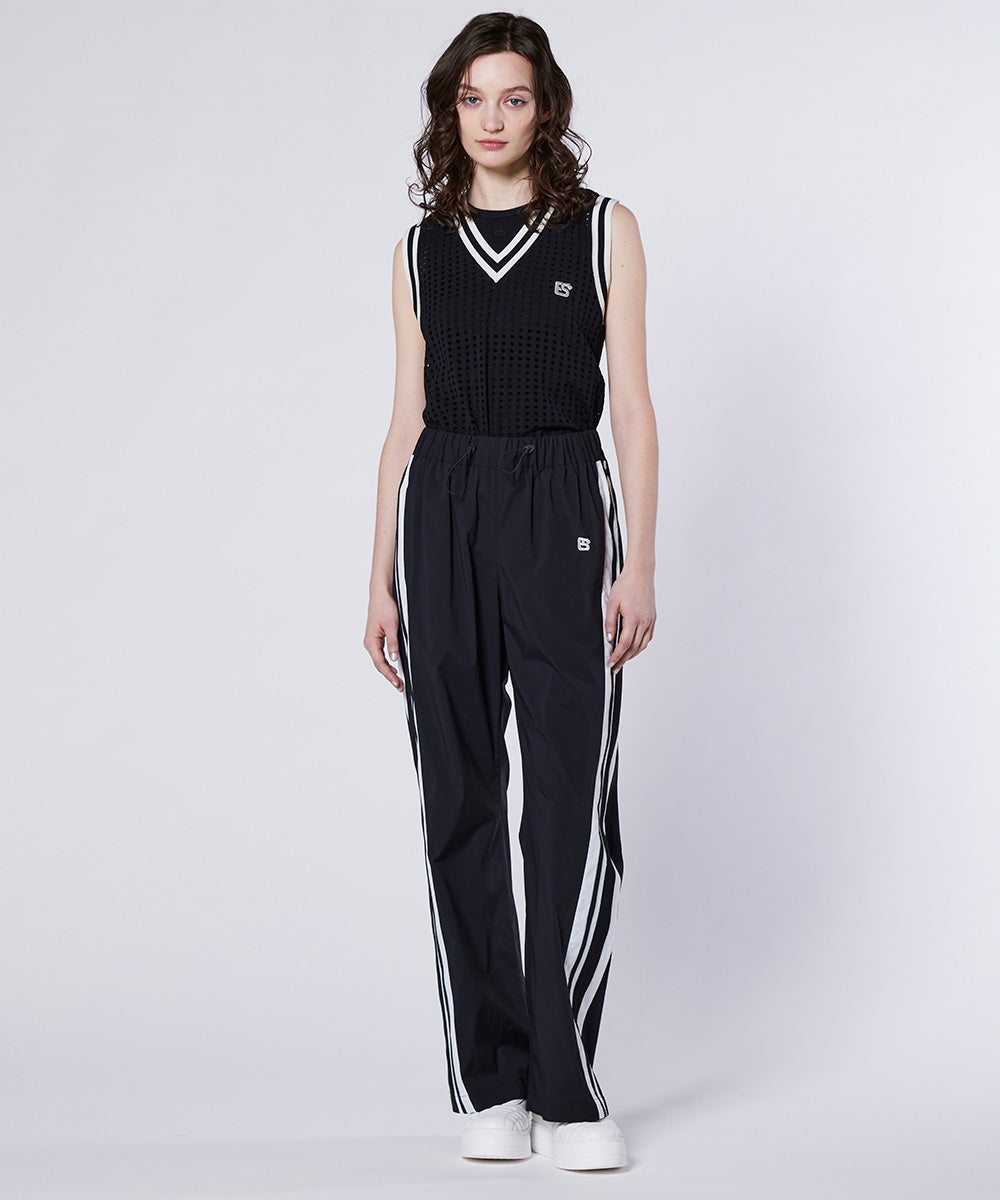 ESSENTIAL / 配色ライン メッシュベストトップス TOPS Night STORE