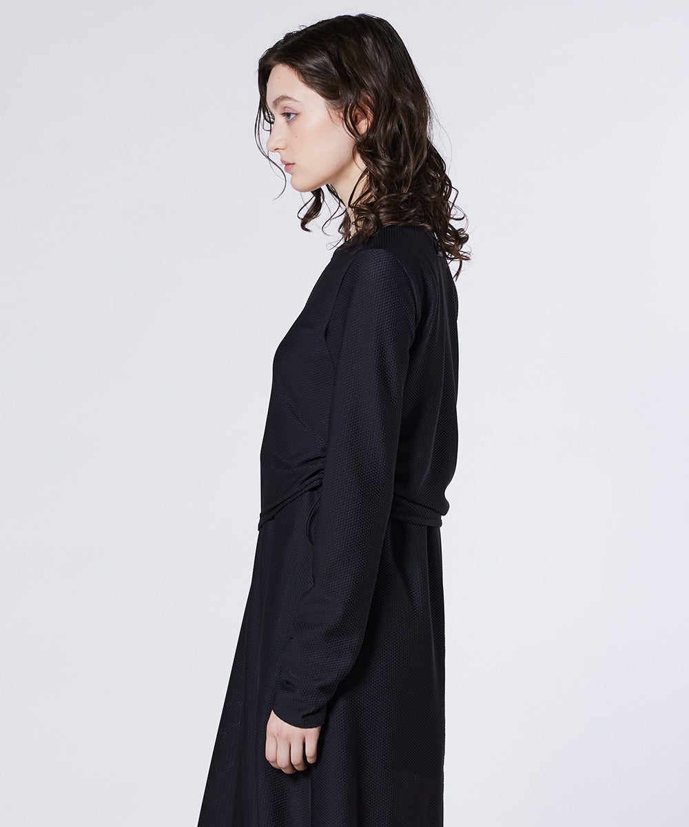 ESSENTIAL / メッシュトリコット ジッパートップス TOPS Night STORE