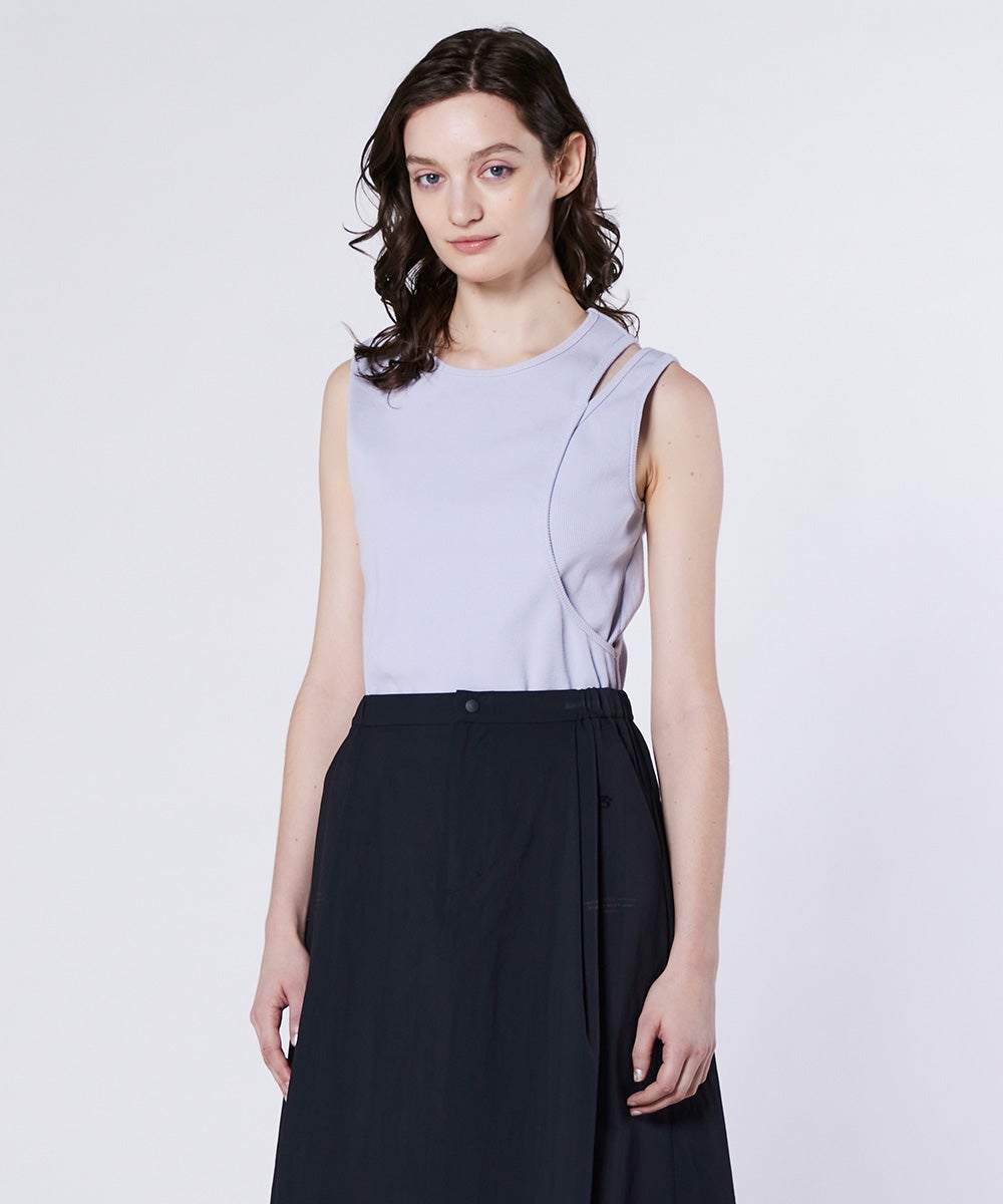 ESSENTIAL / ベアテレコ レイヤードタンクトップ TOPS Night STORE