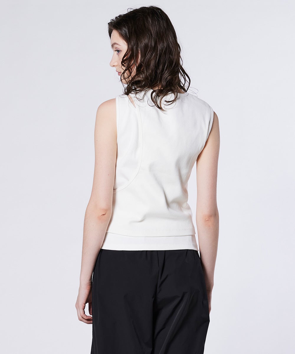ESSENTIAL / ベアテレコ レイヤードタンクトップ TOPS Night STORE