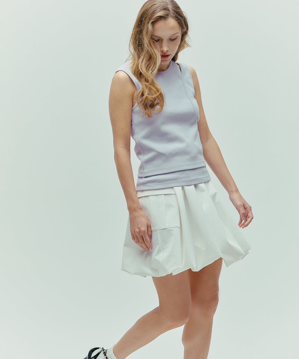 ESSENTIAL / ベアテレコ レイヤードタンクトップ TOPS Night STORE