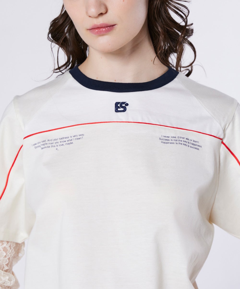 ESSENTIAL / フラワーレースレイヤードトップス TOPS Night STORE