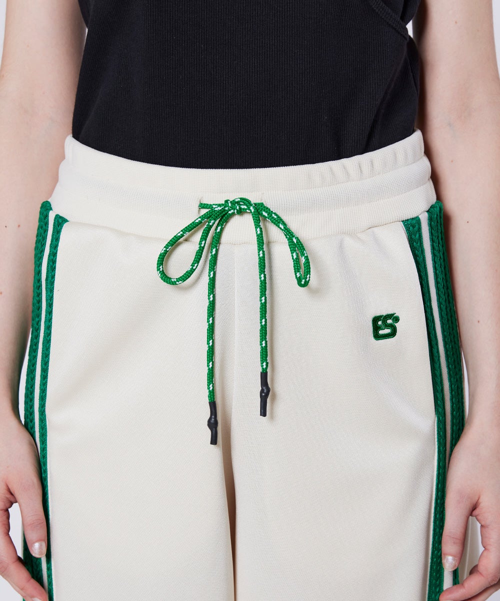 REPUBLIC アノラック グリーンとホワイトパンツ ESSENTIAL / ブライトキング トラックパンツ BOTTOMS Night STORE
