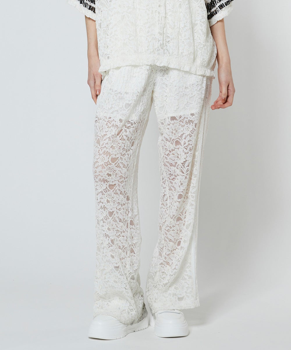 ESSENTIAL / フラワーラッセルレースパンツ BOTTOMS Night STORE