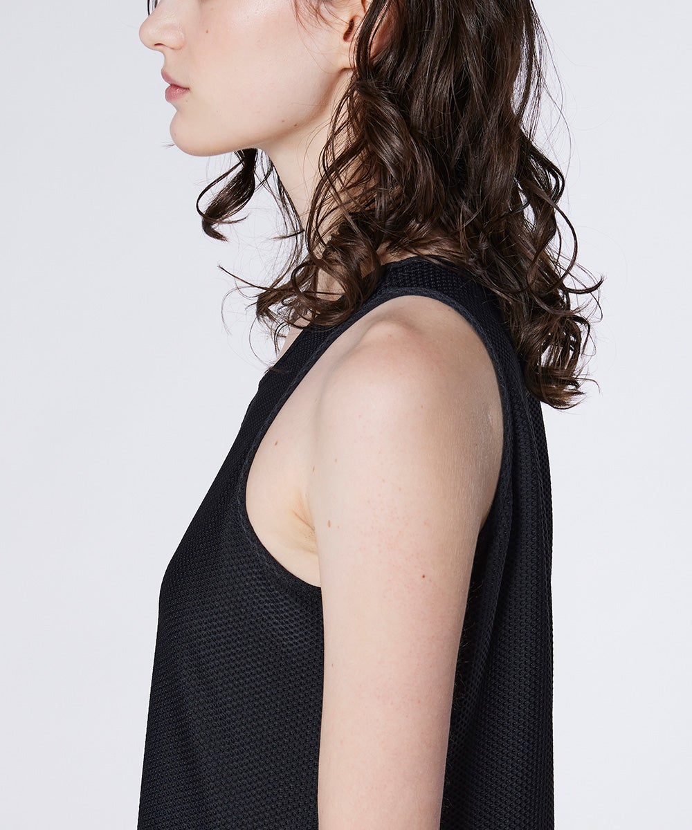 ESSENTIAL / メッシュトリコット マキシワンピース DRESS Night STORE