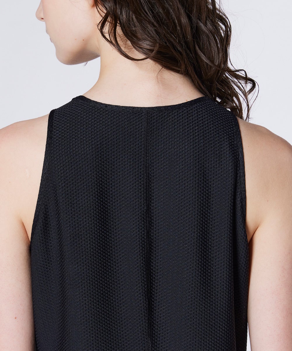 ESSENTIAL / メッシュトリコット マキシワンピース DRESS Night STORE
