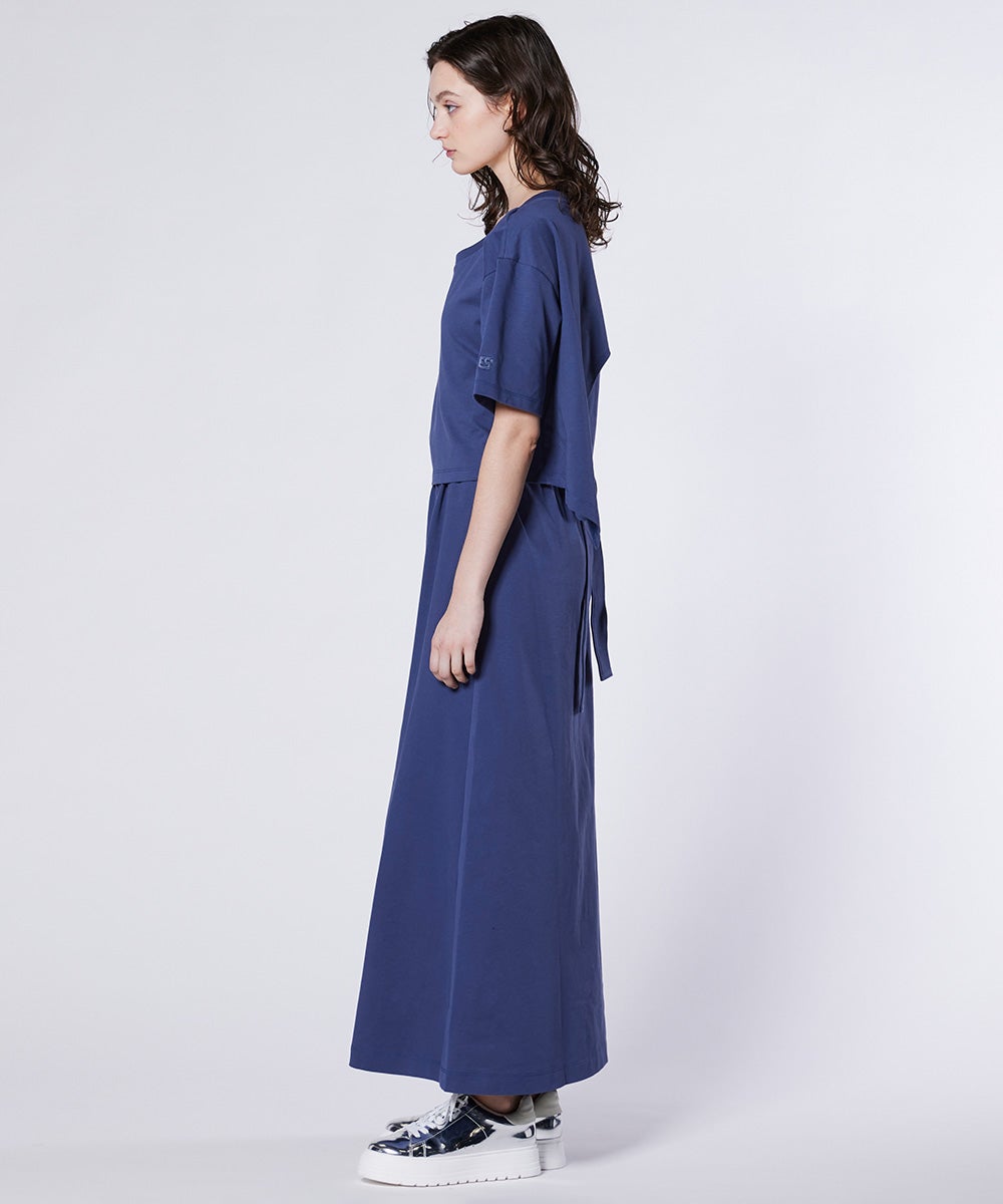 ESSENTIAL / ヘビーウェイト バッグリボンワンピース DRESS Night