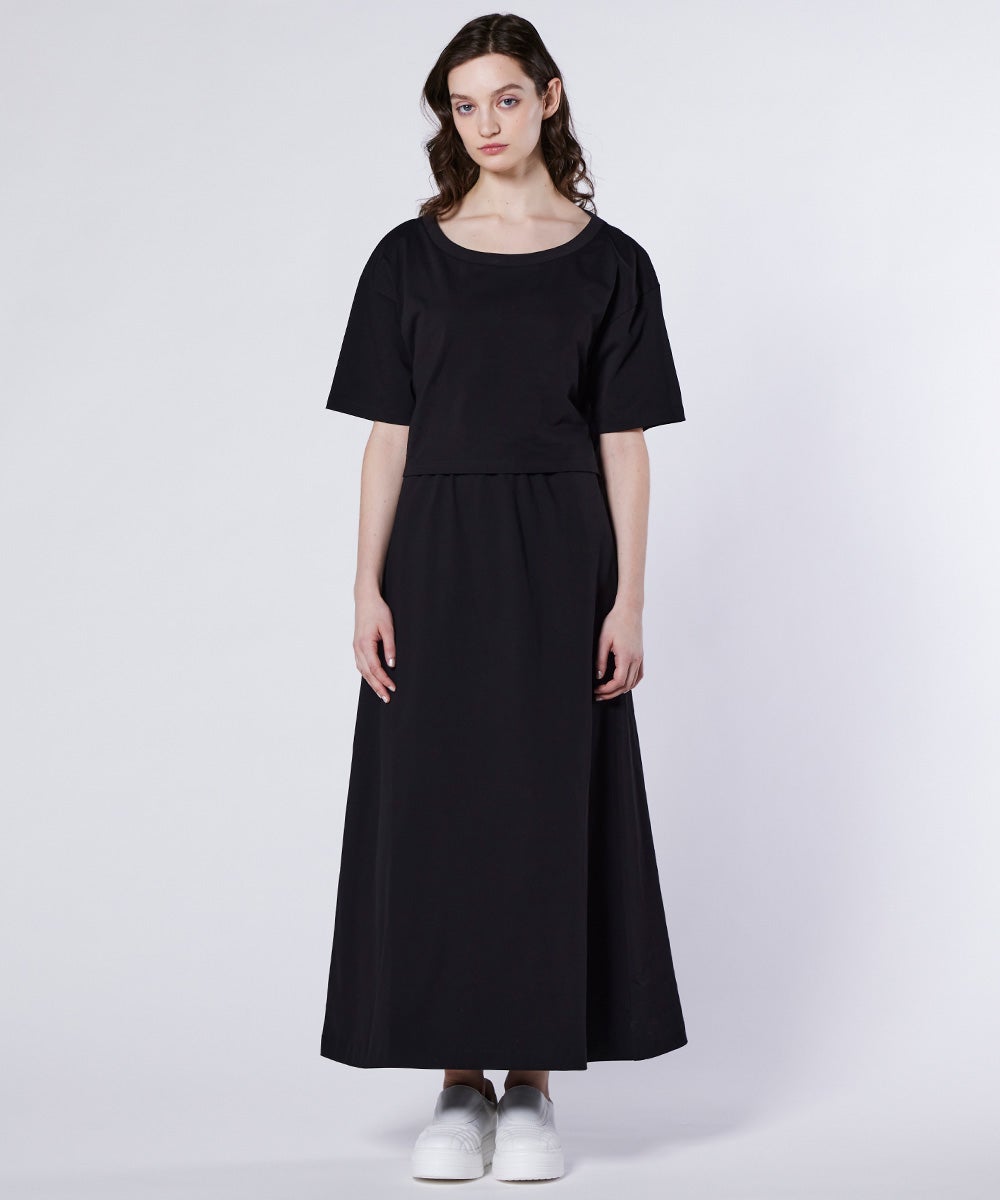 ESSENTIAL / ヘビーウェイト バッグリボンワンピース DRESS Night