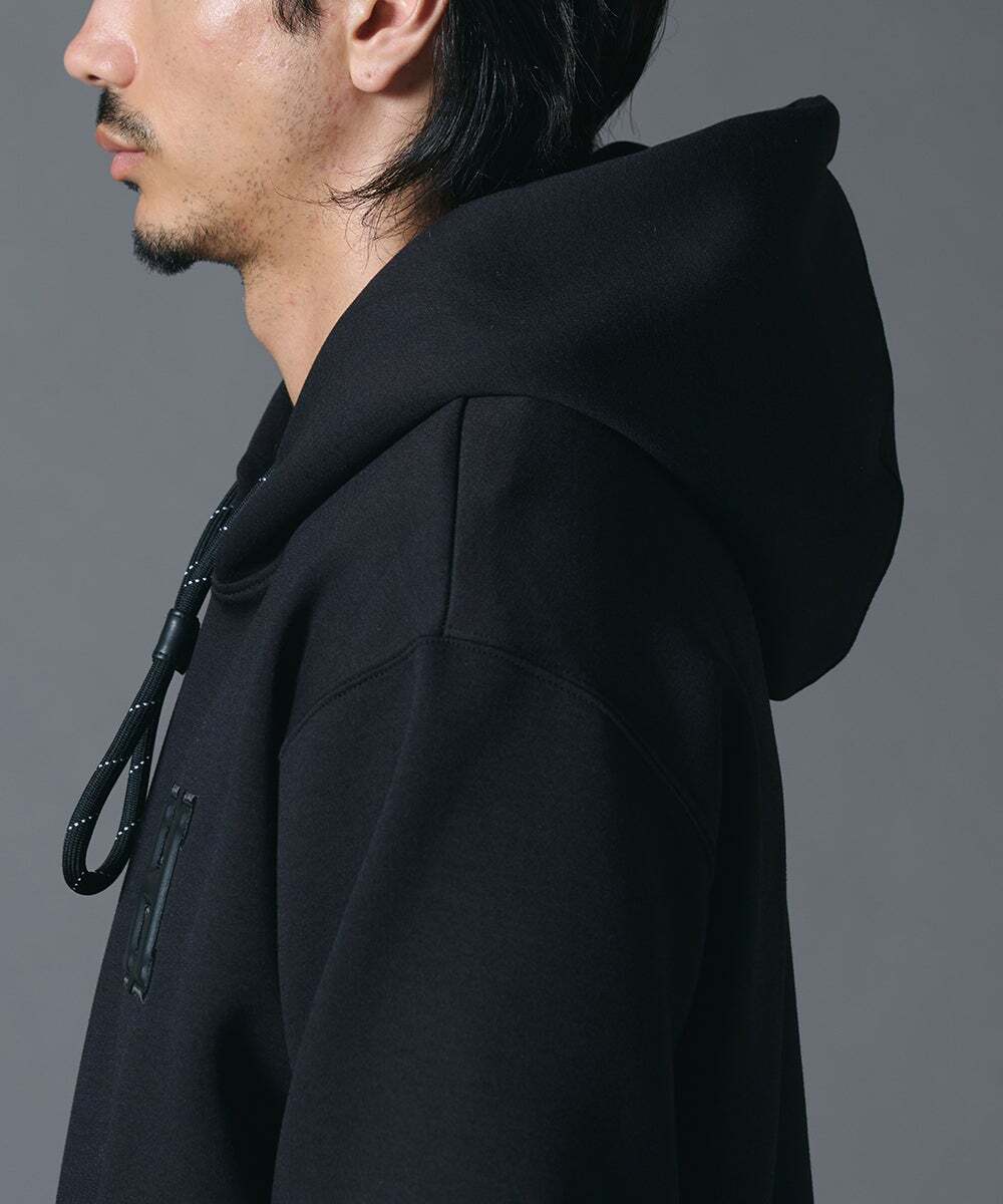 D/him H刺繍立体ロゴダンボールニットパーカー TOPS Night STORE