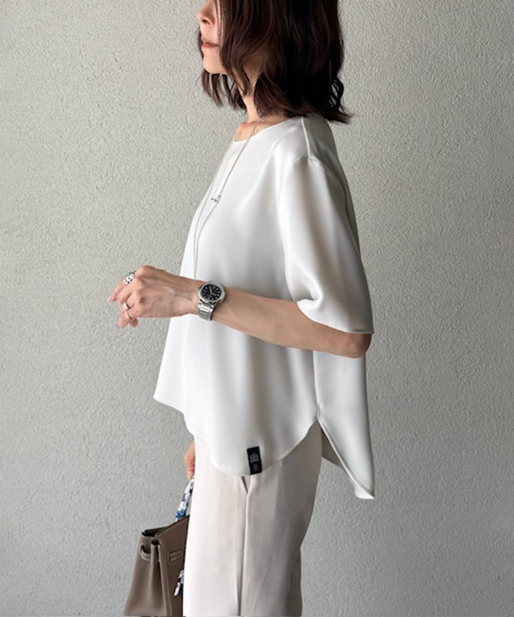 AKKO×Sov. / ジョーゼットTブラウス（WEB限定） TOPS Night STORE