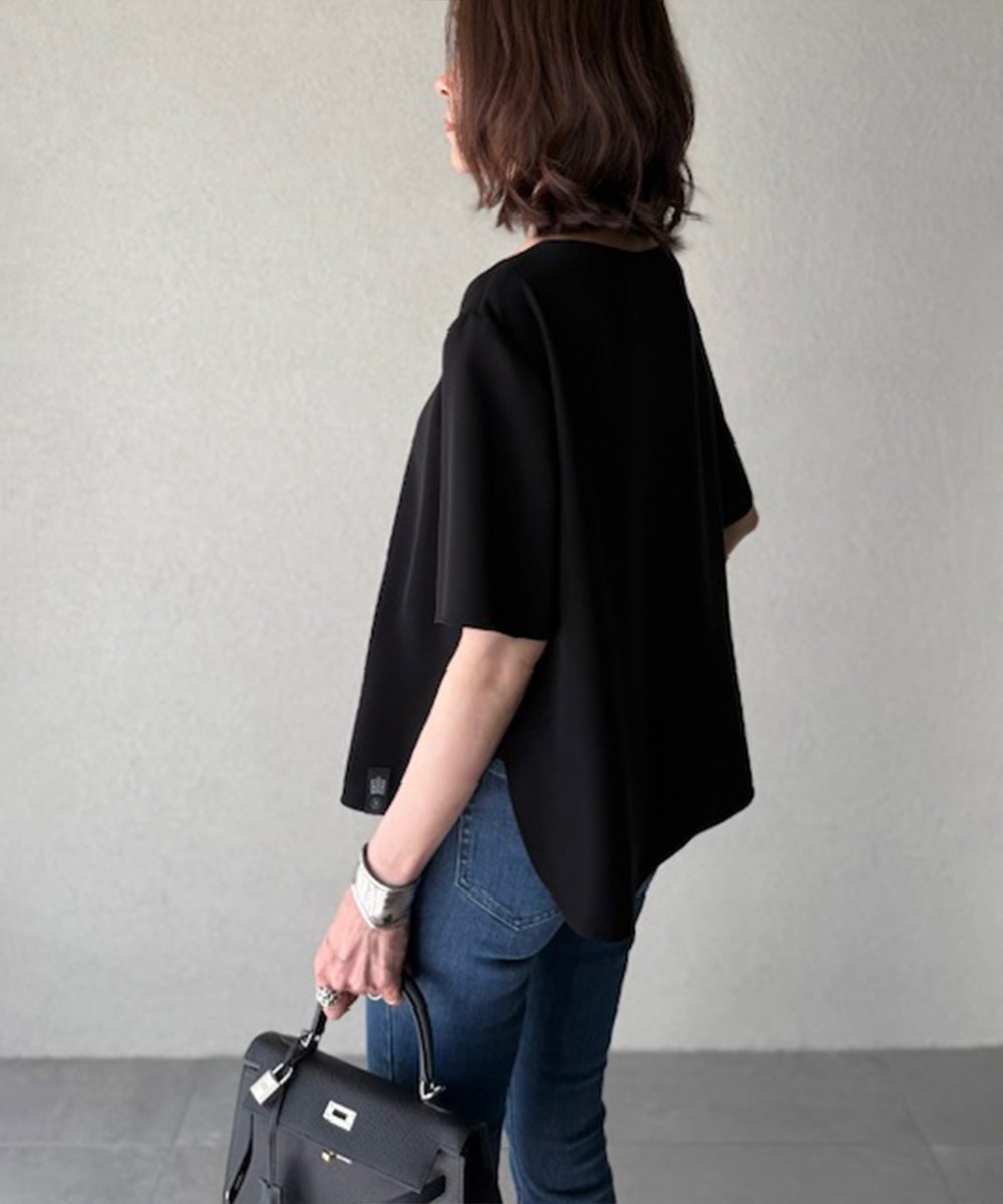 AKKO×Sov. / ジョーゼットTブラウス（WEB限定） TOPS Night STORE
