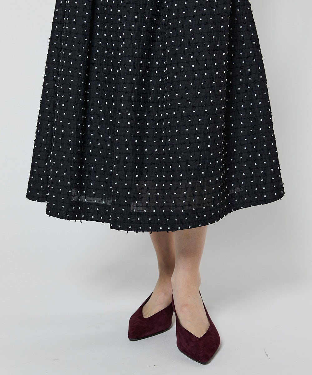 CADUNÉ ドットジャガードスカート CORCOVADO / ネップカットジャガードスカート CORCOVADO Night STORE