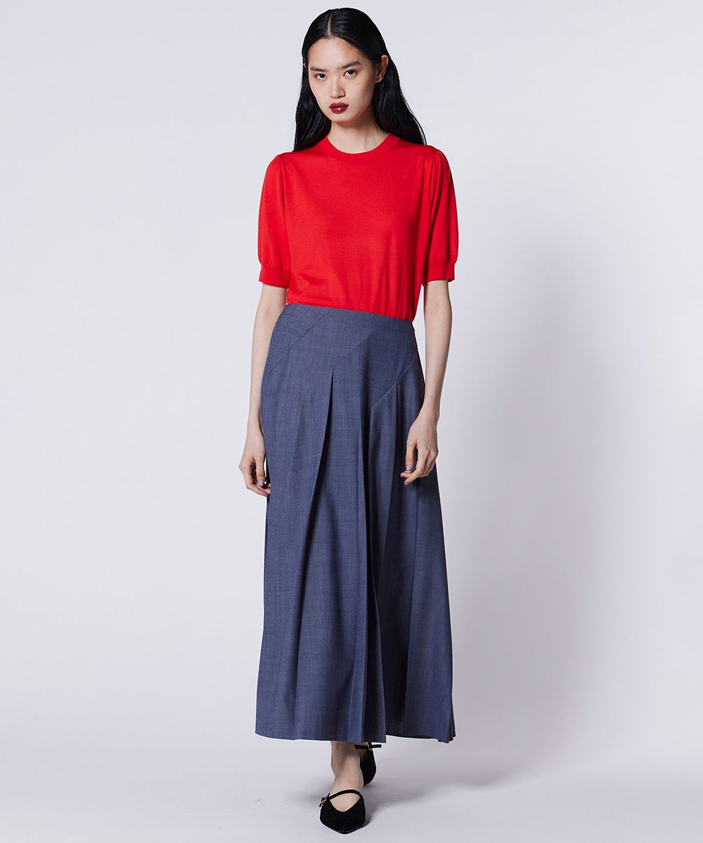 Sov. / レースドッキングウールニット TOPS Night STORE | ダブル