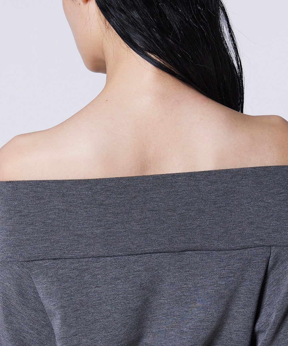 Sov. / オフショルダーダンボールニット TOPS Night STORE | ダブル