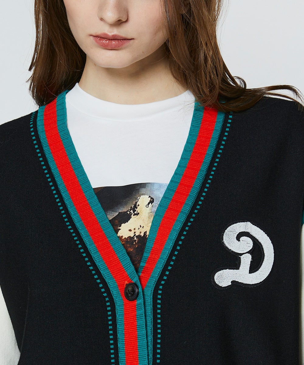 DSC / レトロカラーダブルジャガードカーデ TOPS Night STORE | ダブル