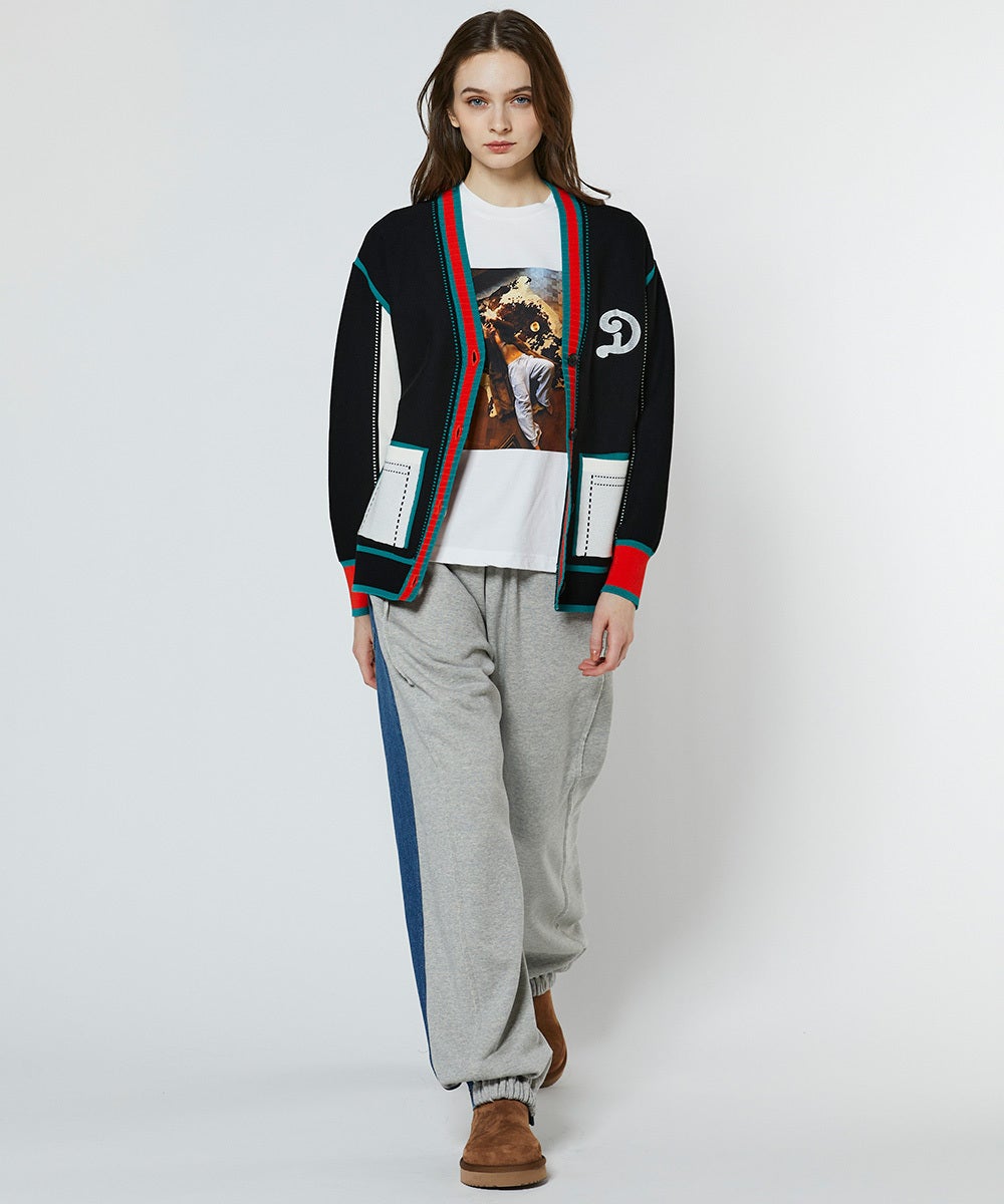 DSC / レトロカラーダブルジャガードカーデ TOPS Night STORE | ダブル