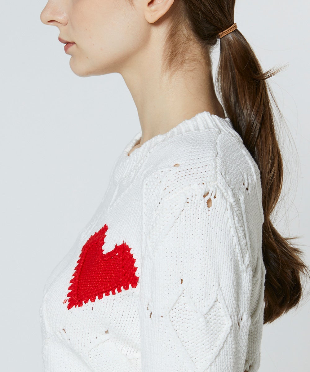 DSC / ハートスカラップニット TOPS Night STORE | ダブルスタンダード