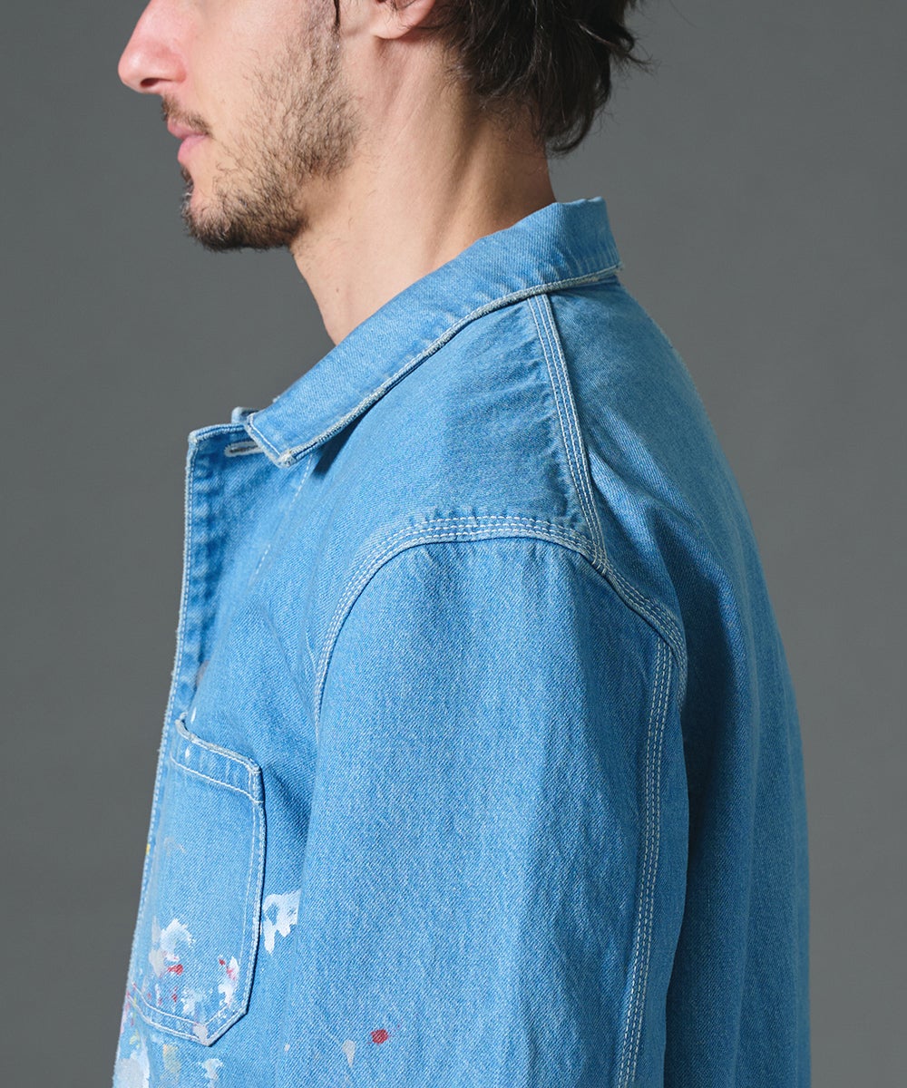 D/him ペイントデニムジャケット JACKETS Night STORE | ダブル