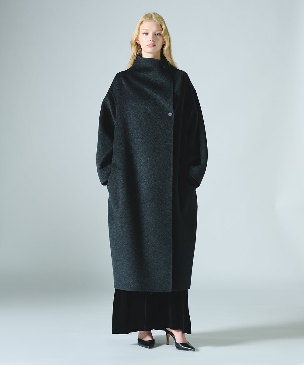 OSLOW / カシミヤリバー ロングコート OUTERS Night STORE | ダブル